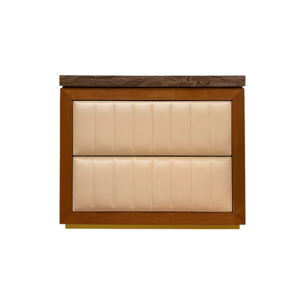  Della Luxury Home Furniture Farsak Collection Bed side Table product image