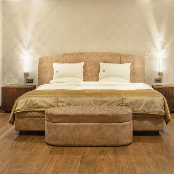 Della Luxury Home Furniture Parwara Collection King-Size Bed HOME2093