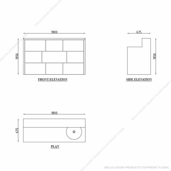Della Luxury Home Furniture Avan Island Bar HOME52579 Product Image