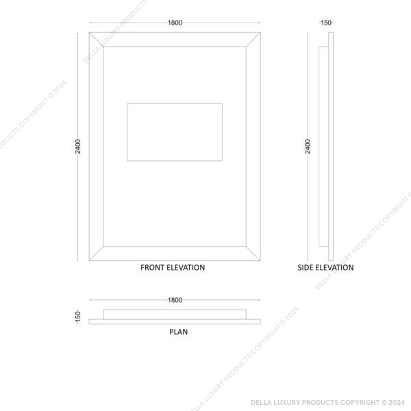 Della Suxury Home Furniture Tv Panel Collection T.V.Panel-10 HOME52610