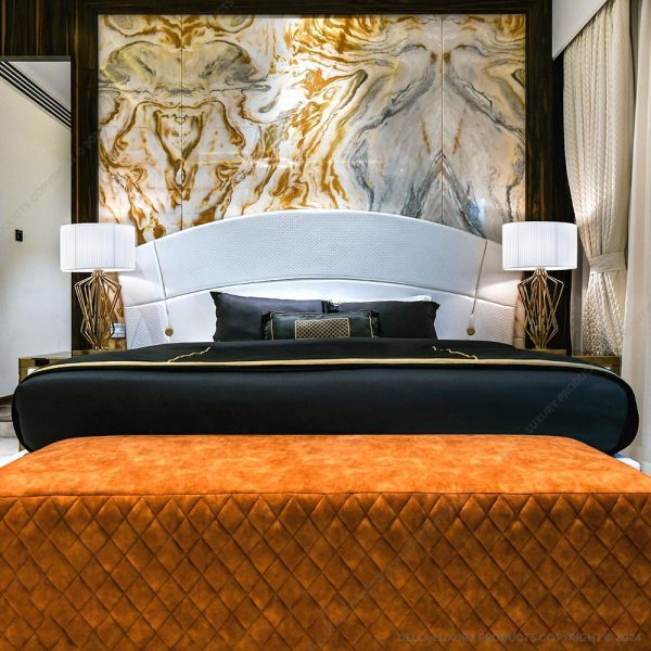 Della Luxury Home Furniture Bokhtar Bed HOME52897 Product Image