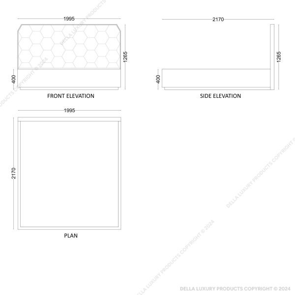 Della Kid's Rooms Luxury Deyaan Collection Bed Product Image