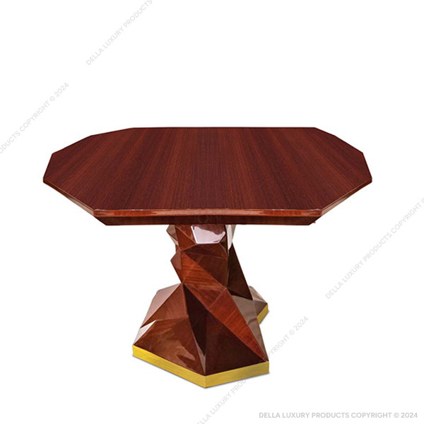  Della Home Furniture Luxury Living Room Bahman Collection Sidetable L Product Image