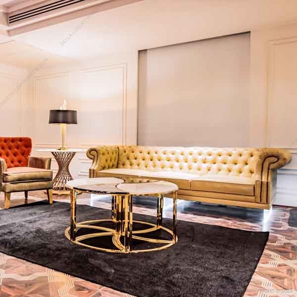 Della Furniture Sofa & Chairs Sofas Aria Collection HOME53296