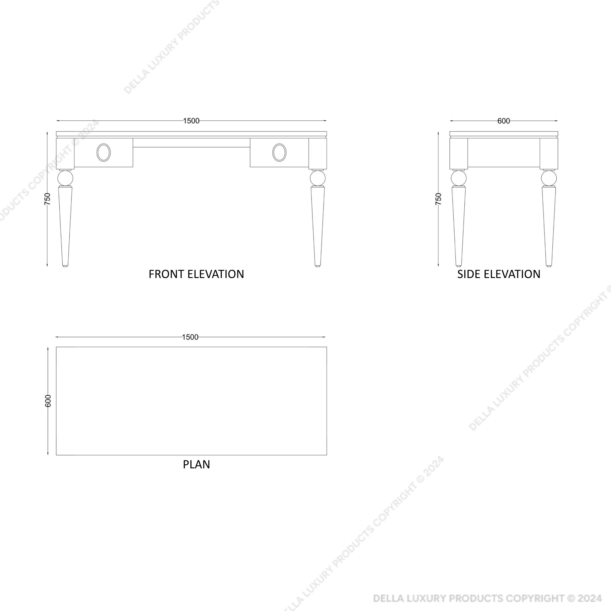 Aadaro Study Desk