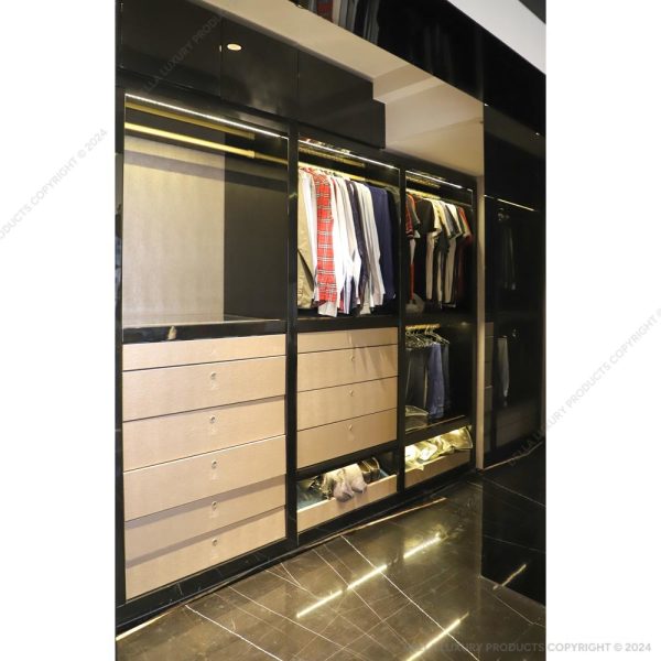 Della Luxury Home Furniture Abadah Collection Sliding Wardrobe HOME53385