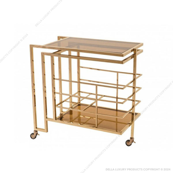 Della Luxury Home Furniture Serving Trolley Collection Serving Trolley HOME53653