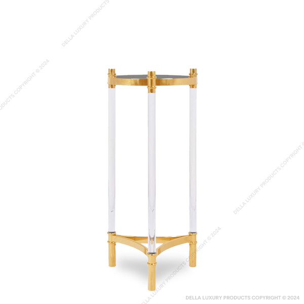 Della Luxury Home Furniture Metal Collection Metal Side Table 33 HOME53662