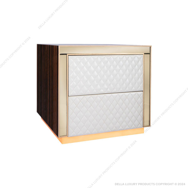  Della Luxury Home Furniture Ahu Collection Two-Shutter Wardrobe HOME54432