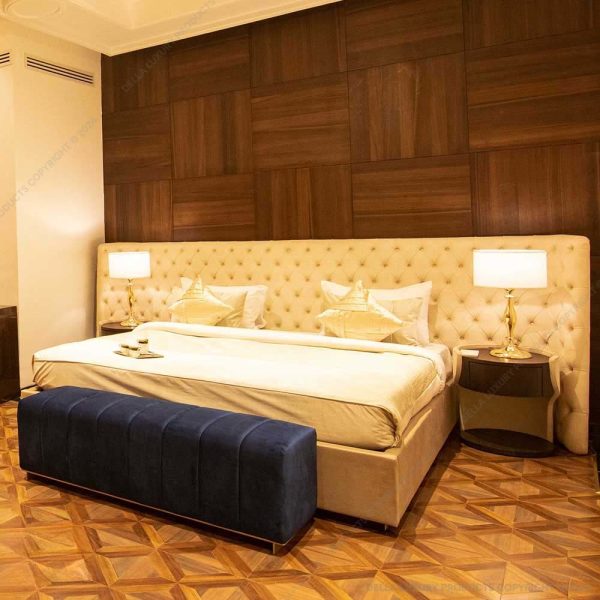 Della Luxury Home Furniture Asatoh Collection King-Size Bed HOME53830