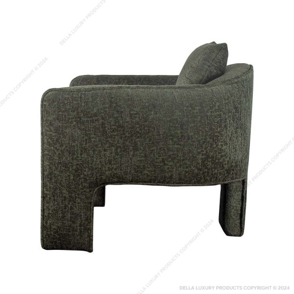 Della Luxury Home Furniture Accent Chair Collection Three Legged Accent Chair HOME54038