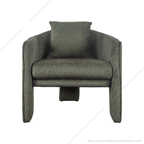 Della Luxury Home Furniture Accent Chair Collection Three Legged Accent Chair HOME54038