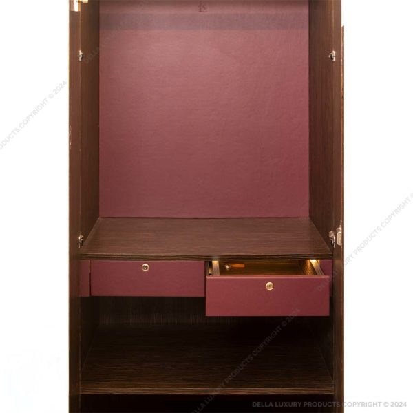 Della Luxury Home Furniture Avakshidar Collection Four-Shutter Wardrobe HOME54072