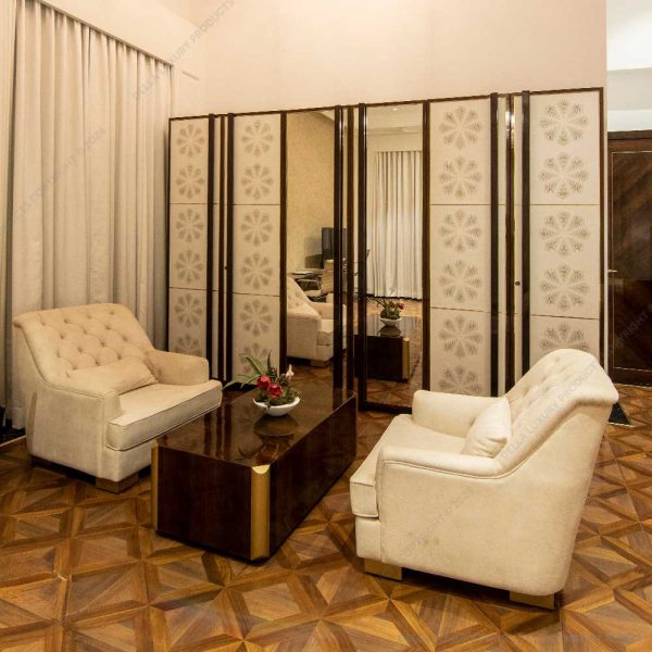 Della Luxury Home Furniture Minonahab Collection Six-Shutter Wardrobe HOME54277