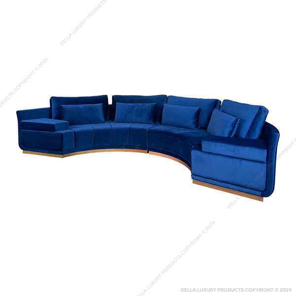 Curved Four-Seater Sofa
