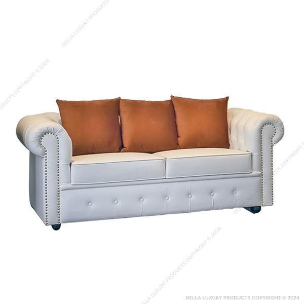 Della Luxury Home Furniture Alba Collection Two-Seater Sofa HOME54505