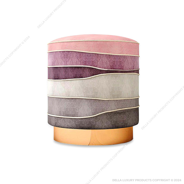 Della Home Furniture Luxury Pouf Collection Pouf 27