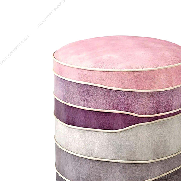 Della Home Furniture Luxury Pouf Collection Pouf 27