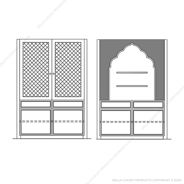 Della Furniture Home Furniture Temples View All Collections Temple Collection HOME54547