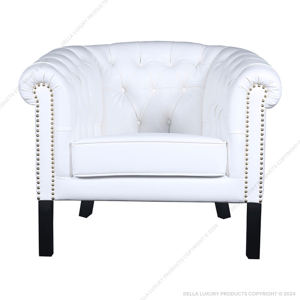 Della Luxury Home Furniture Alba Collection Single-Seater Sofa HOME54555