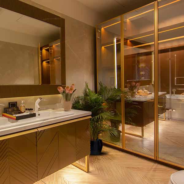 Della Luxury Bedroom & Wardrobe Gira Collection Gira Four Shutter Wardrobe product image
