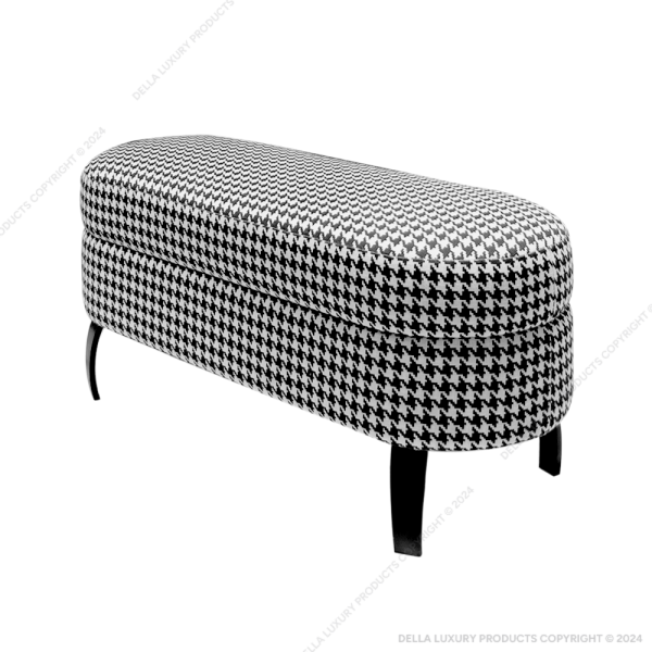 Della Luxury Home Furniture Zal Collection Ottoman HOME54802