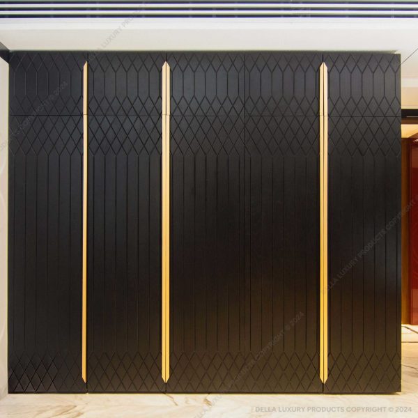 Della Luxury Home Furniture Zal Collection Six-Shutter Wardrobe HOME54803
