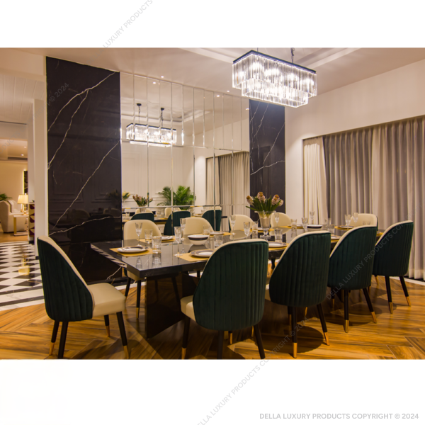 Della Luxury Home Furniture Octans Dining table HOME54832 Product Image