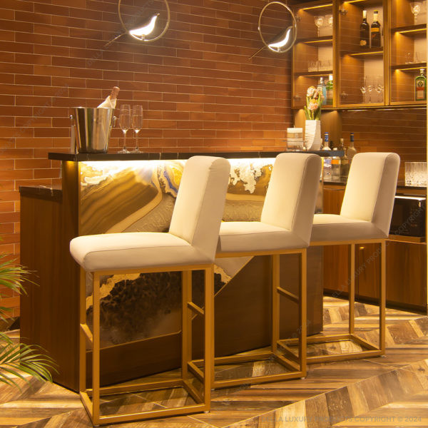 Della Luxury Home Furniture Vespasian Collection Island Bar HOME54922