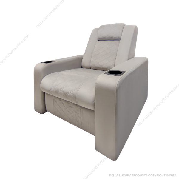 Della Luxury Home Furniture Acen Collection Grey Recliner HOME55024