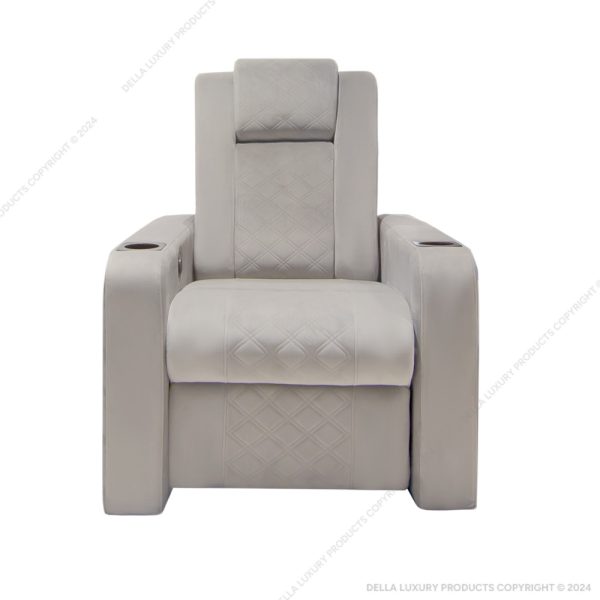Della Luxury Home Furniture Acen Collection Grey Recliner HOME55024