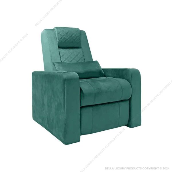 Della Luxury Home Furniture Acen Collection Green Recliner HOME5M4562
