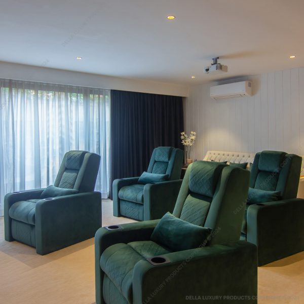 Della Luxury Home Furniture Acen Collection Green Recliner HOME5M4562