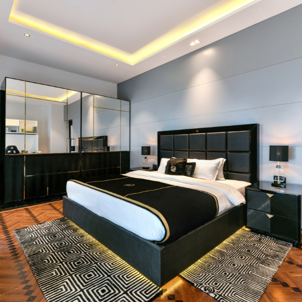 Della Bedrooms Luxury Kerfegar Collection Bed Product Image