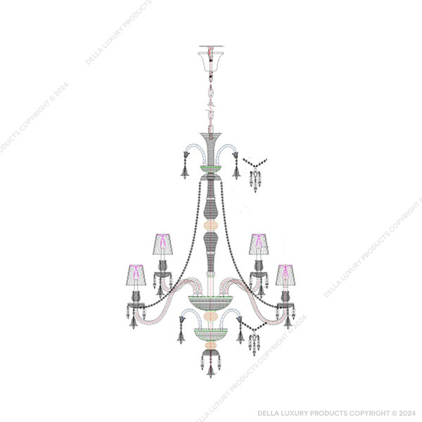 Della Lights Decorative Lights Chandeliers Mozart Collection LIGH2016