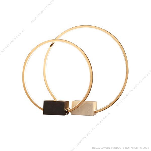 Della Decorative Lights Jacob Collection Ring Table Lamp LIGH2140