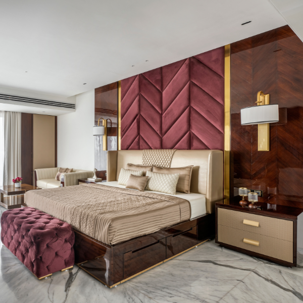 Marcel Matte Gold Wall Lamp