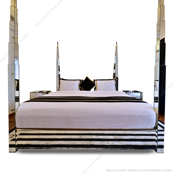 Della Luxury Home Furniture Mirror Collection Mirror Bed Product Image HOME52563