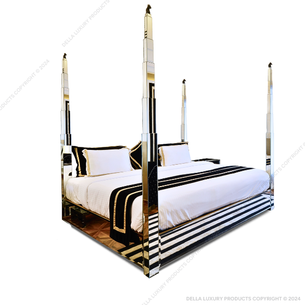  Della Home Furniture Luxury Bedrooms & Wardrobes Mirror Collection Walk In Wardrobe Product image