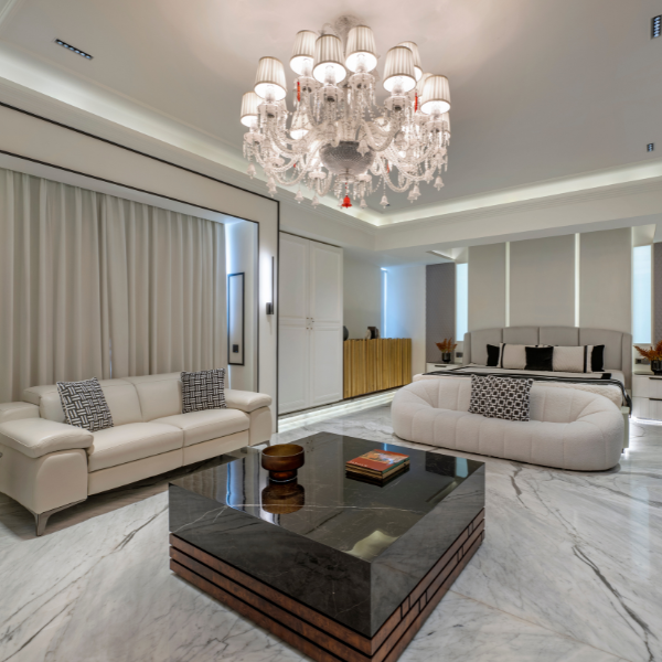 Mozart Crystal Glass Chandelier