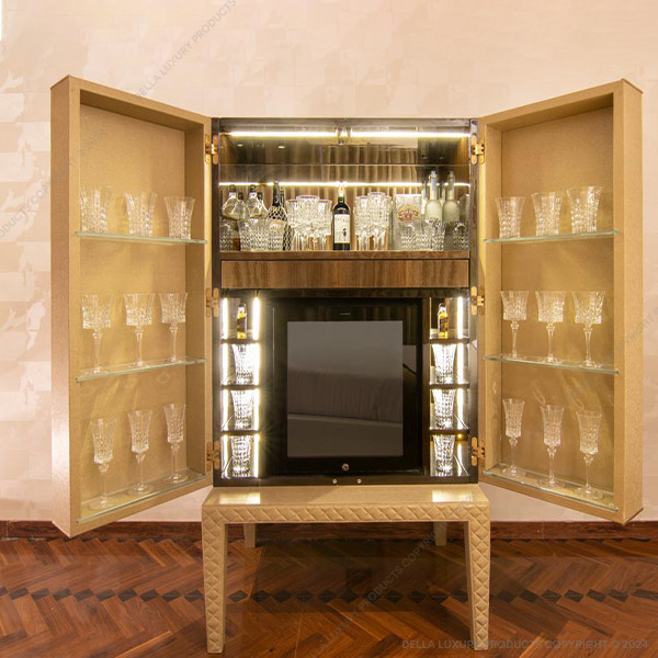 Della Luxury Furniture Nasha Collection Nasha Upright Bar HOME52829