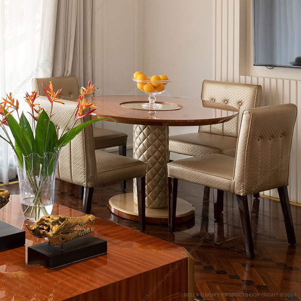 Della Luxury Furniture Nasha Collection Nasha Four Seater Dining Table HOME53321