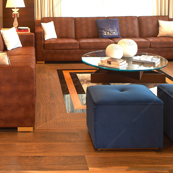 Della Home Furniture Luxury Pouf Collection Pouf 25