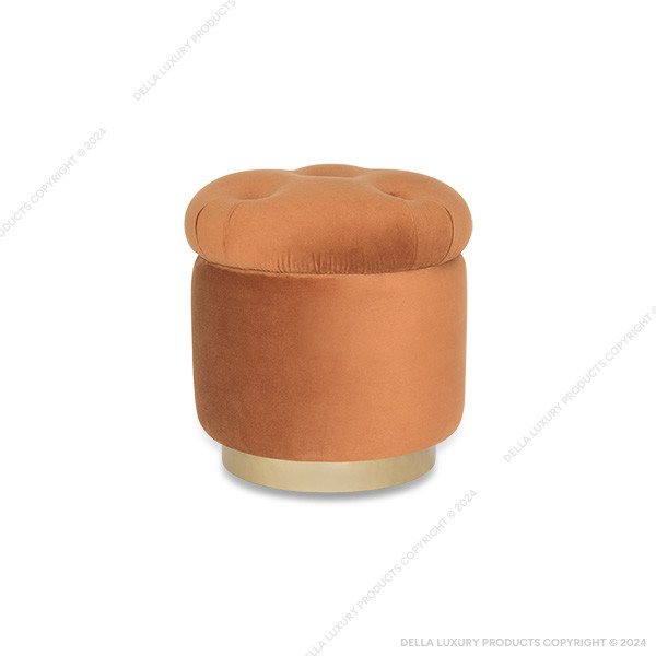 Della Luxury Home Furniture Pouf Collection Pouf HOME52936