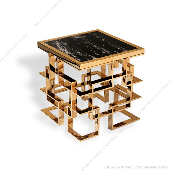Della Luxury Home Furniture Metal Collection Metal Side Table 4 HOME53657