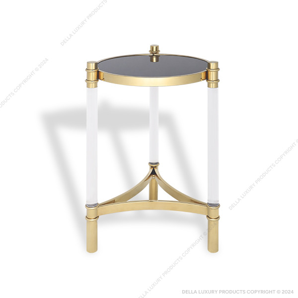 Della Luxury Home Furniture Metal Collection Metal Side Table 34 HOME53660