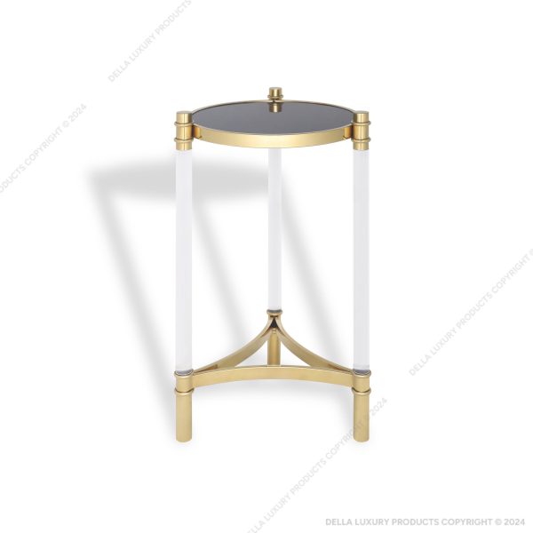 Della Luxury Home Furniture Metal Collection Metal Side Table 34 HOME53660