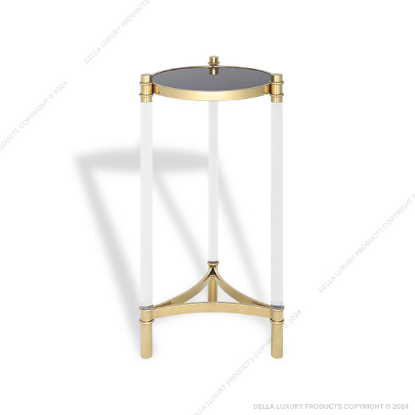 Della Luxury Home Furniture Metal Collection Metal Side Table 34 HOME53660