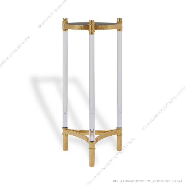 Della Luxury Home Furniture Metal Collection Metal Side Table 34 HOME53660