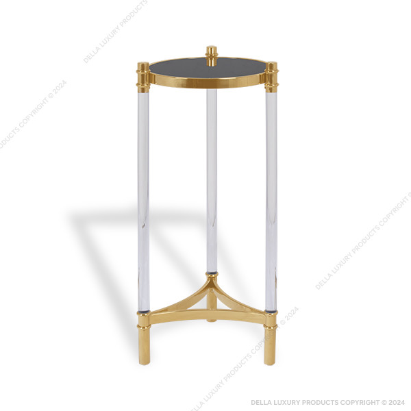 Della Luxury Home Furniture Metal Collection Metal Side Table 34 HOME53660